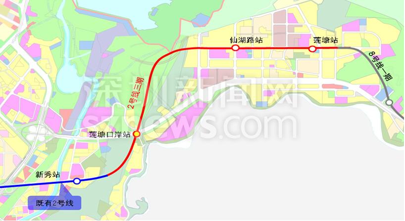 深圳地鐵2號線東延段（站點、線路圖、開通時間、最新消息）